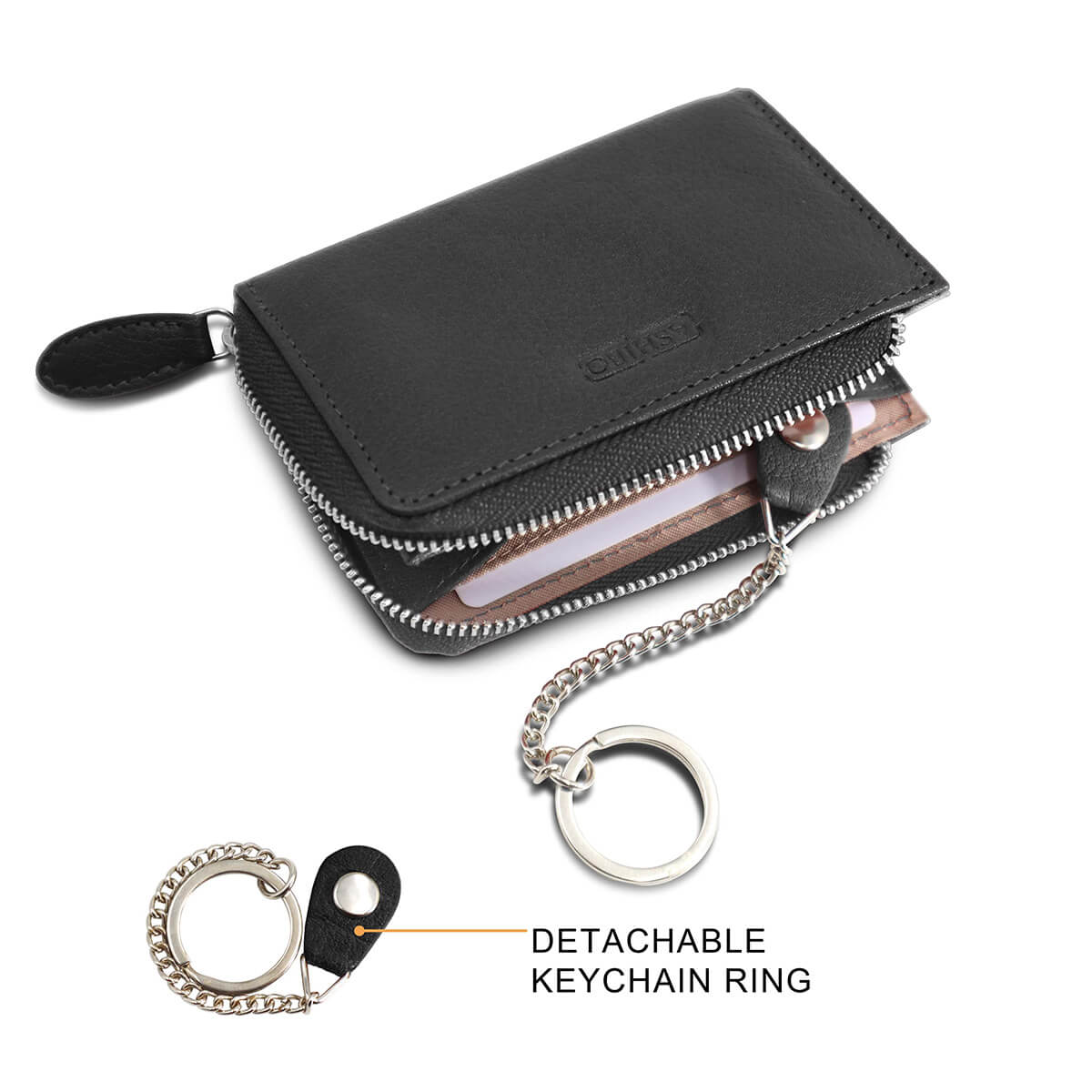 Sleek Coin Pouch Black