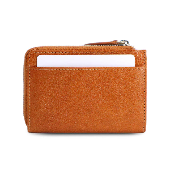 Sleek Coin Pouch Tan