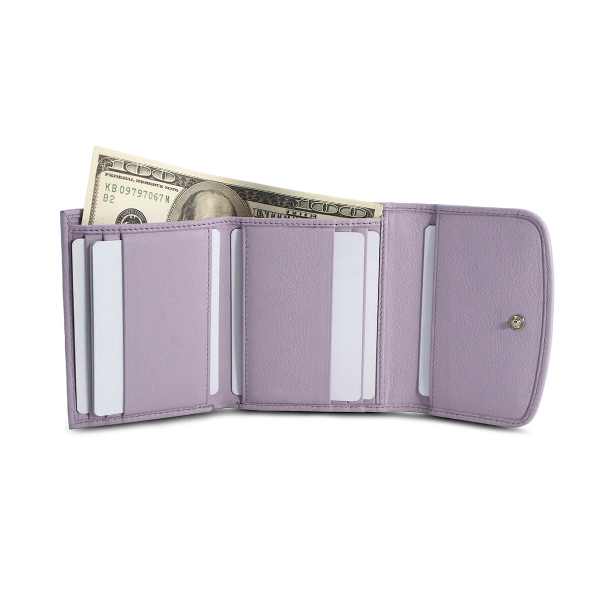 Handcrafted Card Wallet Lavender