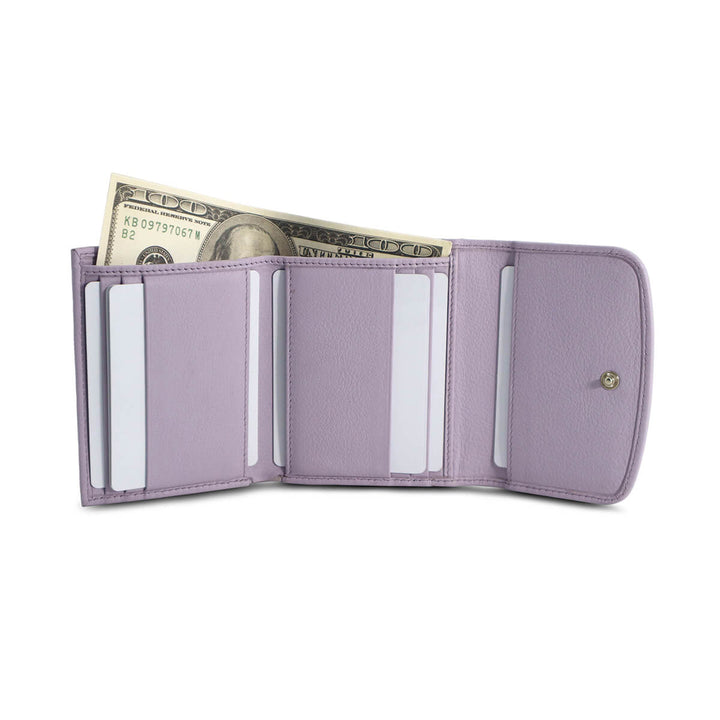 Handcrafted Card Wallet Lavender