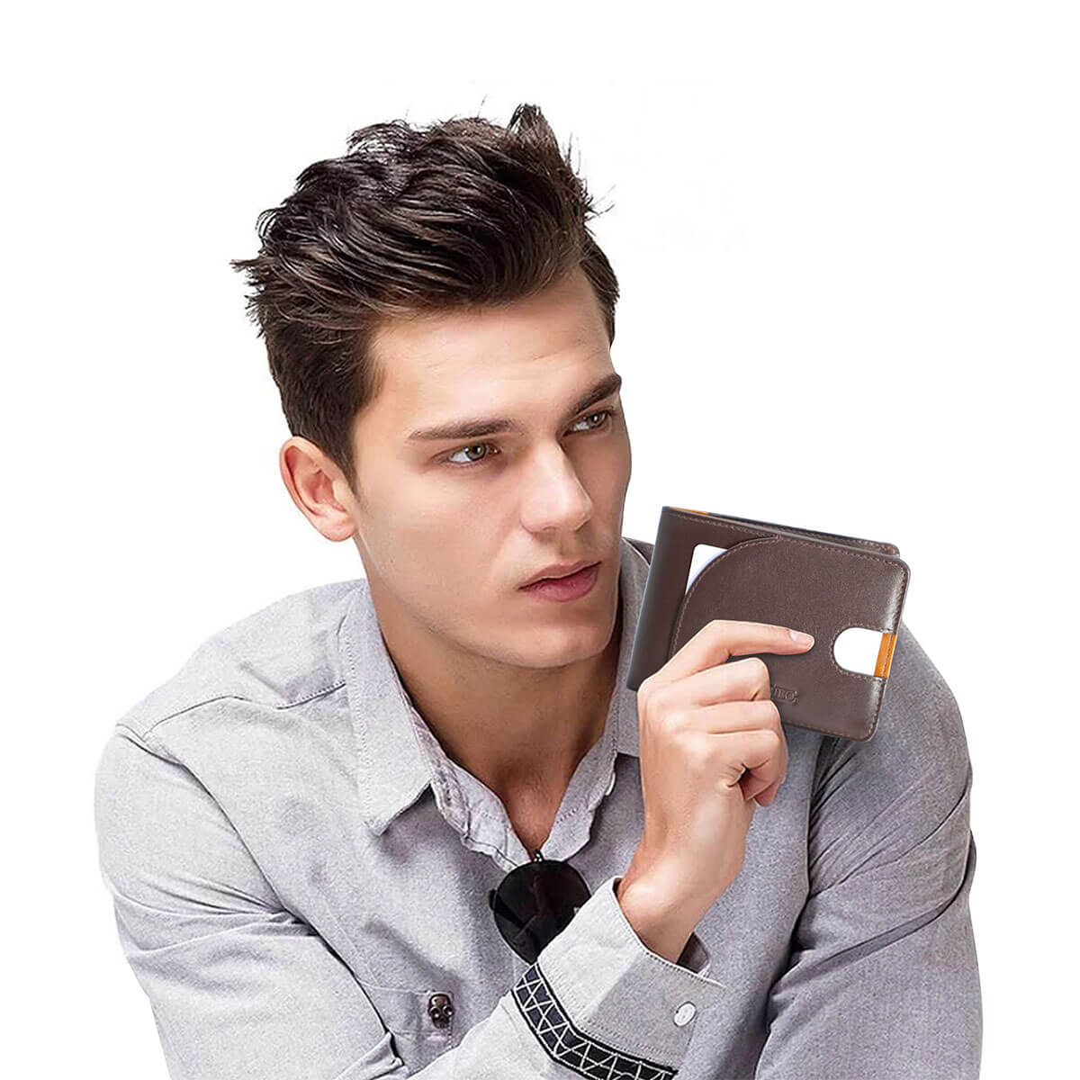 The Bifold Wallets Brown Tan