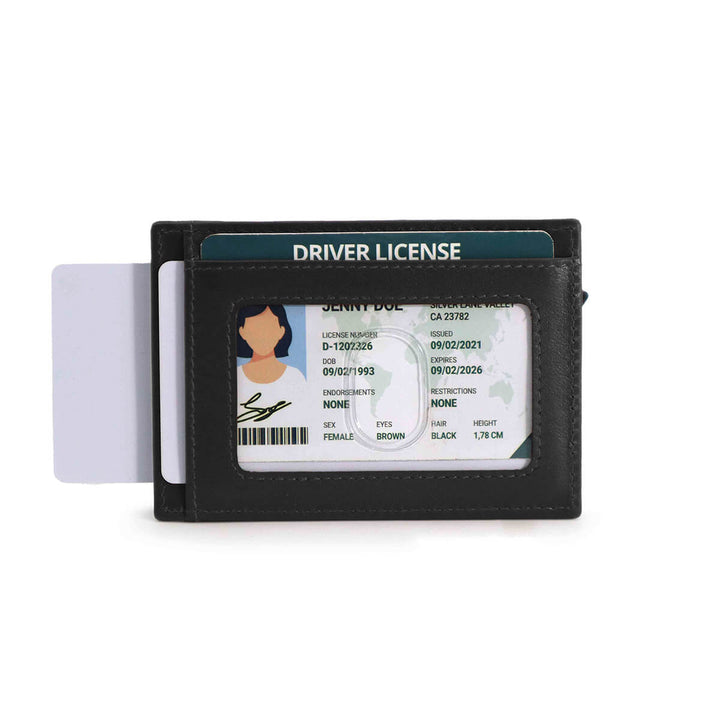 Metal Card Case Black