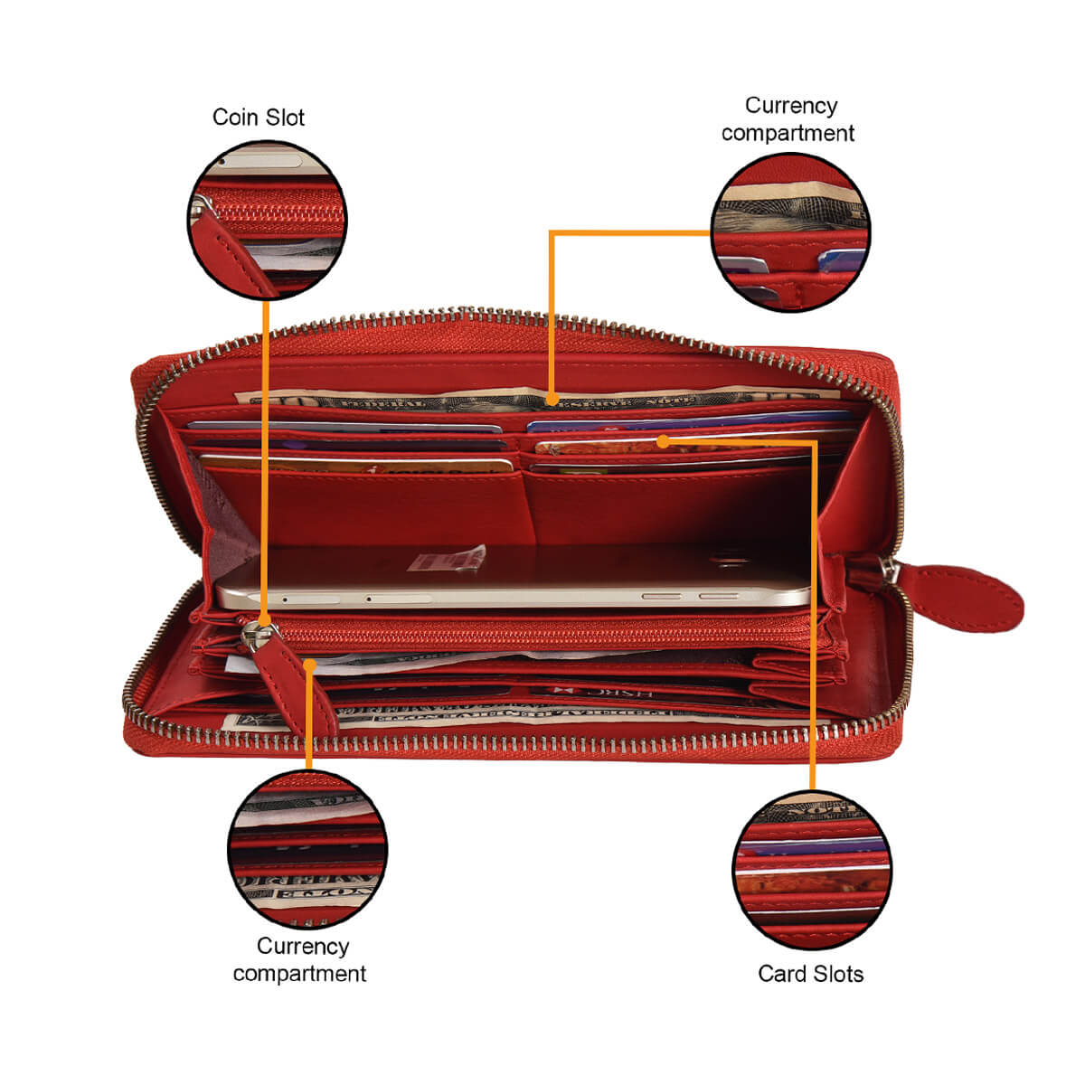 Handcrafted Purse Red