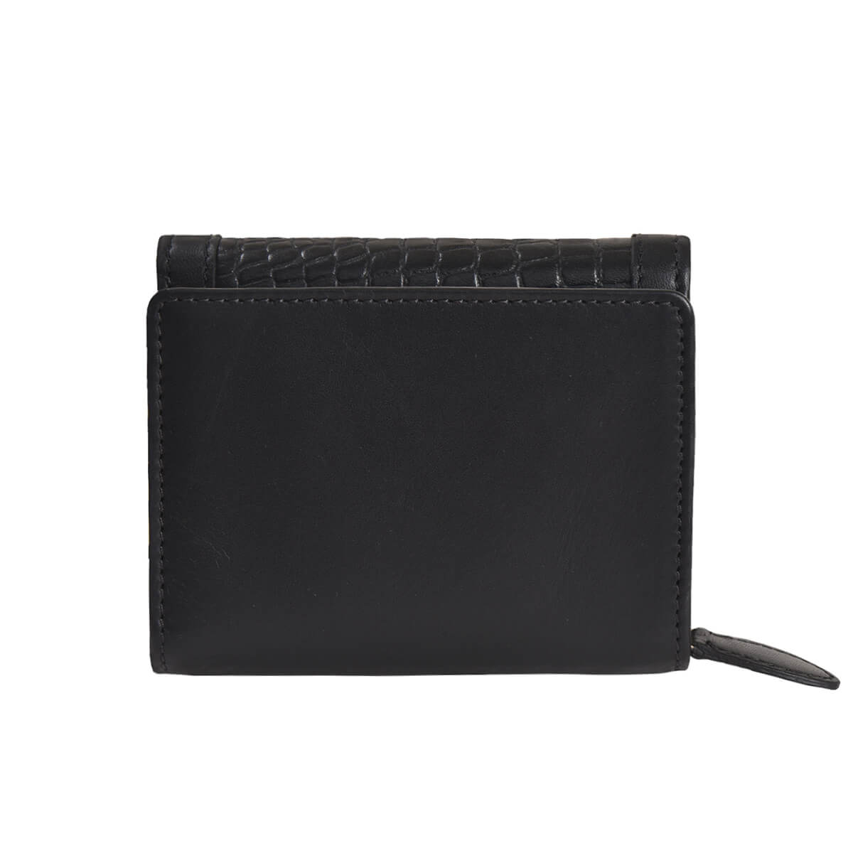 Croco Clutch Wallet Black