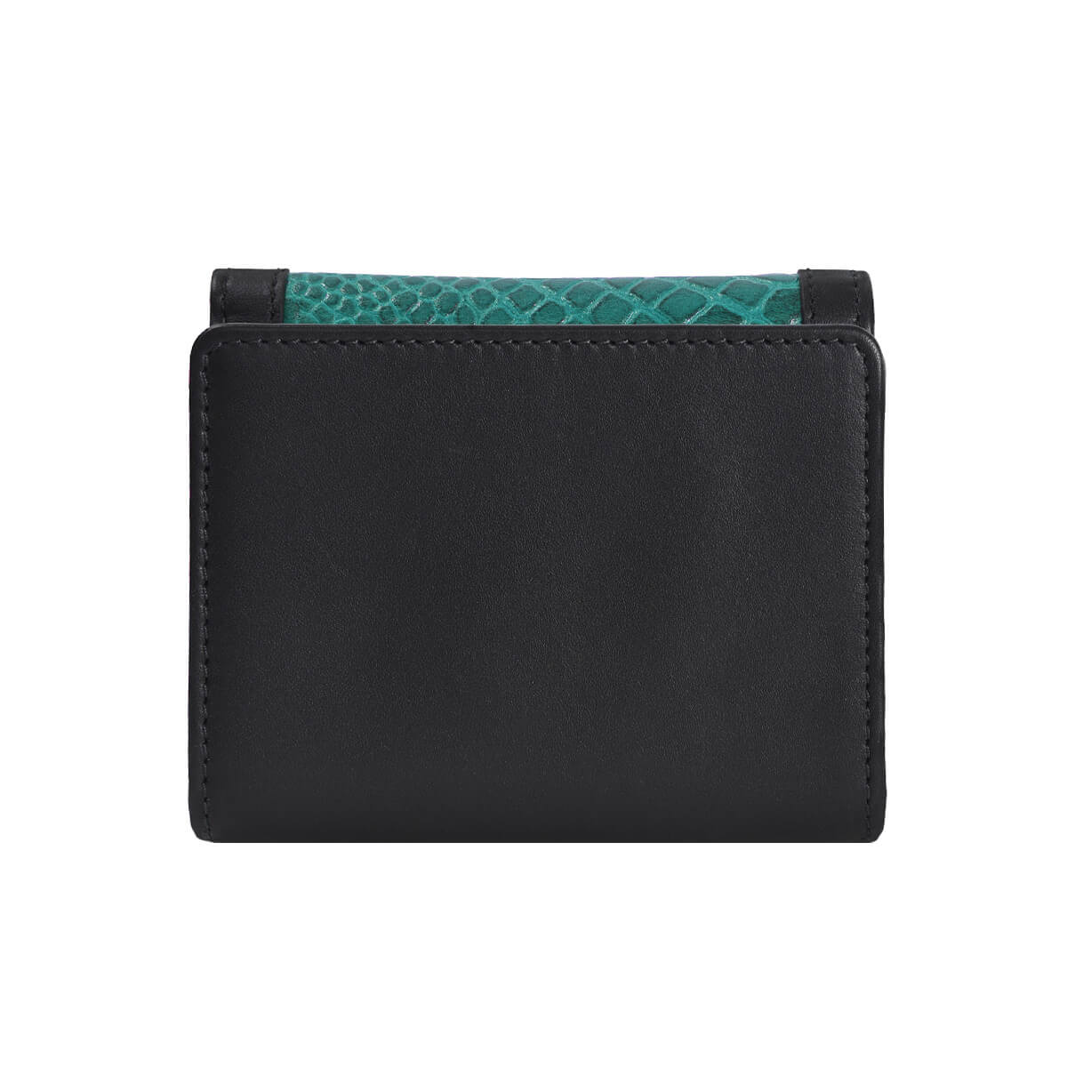 Croco Clutch Wallet Green